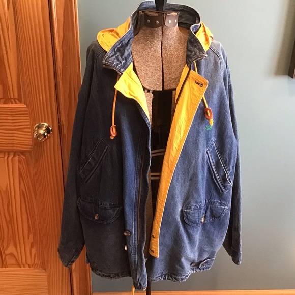 Vintage Rare Think Pink Denim Jacket 